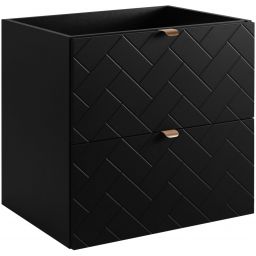 Rodan Trend szafka 60x46x60,7 cm podumywalkowa wisząca czarna