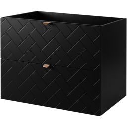 Rodan Trend szafka 80x46x60,7 cm podumywalkowa wisząca czarna