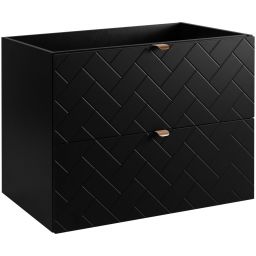 Rodan Trend szafka 80x46x60,7 cm podumywalkowa wisząca czarna