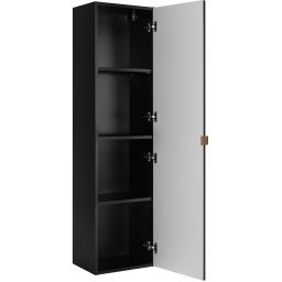 Rodan Trend szafka 35x27x136 cm boczna wisząca czarna