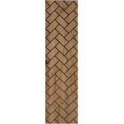 Rodan Trend szafka 35x27x136 cm boczna wisząca czarna-dąb