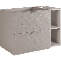 Zestaw Rodan Trend zestaw mebli łazienkowych 80 cm kaszmir (5906154450904, 5906154452182)