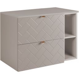 Zestaw Rodan Trend zestaw mebli łazienkowych 80 cm kaszmir (5906154450904, 5906154452182, 5906154451949)