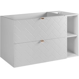 Zestaw Rodan Trend zestaw mebli łazienkowych 100 cm biały (5906154450829, 5906154452151)