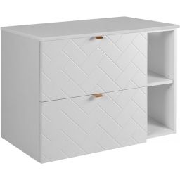 Zestaw Rodan Trend zestaw mebli łazienkowych 100 cm biały (5906154450829, 5906154452151, 5906154451833)