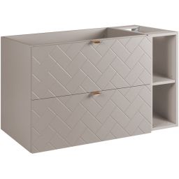 Zestaw Rodan Trend zestaw mebli łazienkowych 100 cm kaszmir (5906154450911, 5906154452182)