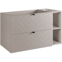 Zestaw Rodan Trend zestaw mebli łazienkowych 100 cm kaszmir (5906154450911, 5906154452182)