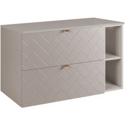 Zestaw Rodan Trend zestaw mebli łazienkowych 100 cm kaszmir (5906154450911, 5906154452182, 5906154451864)