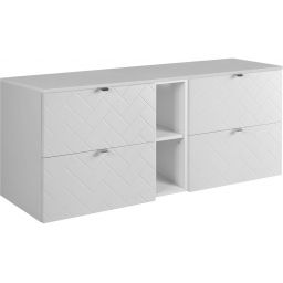 Zestaw Rodan Trend zestaw mebli łazienkowych 140 cm biały (5906154450812, 5906154452151, 5906154451994)