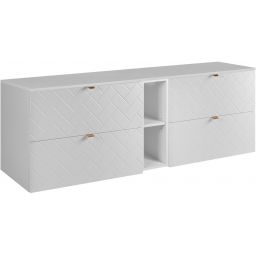 Zestaw Rodan Trend zestaw mebli łazienkowych 180 cm biały (5906154450829, 5906154452151, 5906154452076)