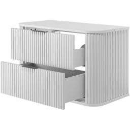 Rodan Elegance szafka z blatem 80,4x41,5x51,7 cm podumywalkowa wisząca biała