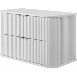 Rodan Elegance szafka z blatem 80,4x41,5x51,7 cm podumywalkowa wisząca biała