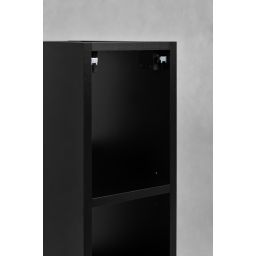 Rodan Trend szafka 20x44,2x60,7 cm boczna wisząca czarna