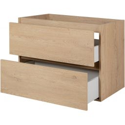 Rodan Simple szafka 80x46x60,7 cm podumywalkowa wisząca dąb