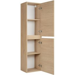 Rodan Simple szafka 35x27x137 cm boczna wisząca dąb