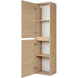 Rodan Simple szafka 35x27x137 cm boczna wisząca dąb