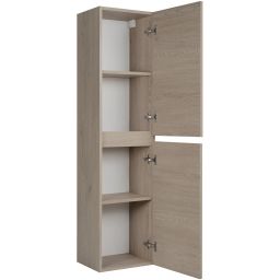 Rodan Simple szafka 35x27x137 cm boczna wisząca dąb