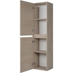 Rodan Simple szafka 35x27x137 cm boczna wisząca dąb