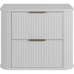 Rodan Elegance szafka z blatem 60,4x41,5x51,7 cm podumywalkowa wisząca biała