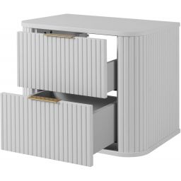 Rodan Elegance szafka z blatem 60,4x41,5x51,7 cm podumywalkowa wisząca biała