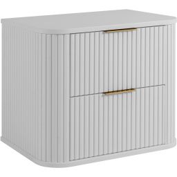 Rodan Elegance szafka z blatem 60,4x41,5x51,7 cm podumywalkowa wisząca biała