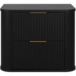 Rodan Elegance szafka z blatem 60,4x41,5x51,7 cm podumywalkowa wisząca czarna