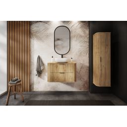 Rodan Elegance szafka 35,5x31,5x139 cm boczna wisząca dąb