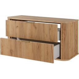 Rodan Elegance szafka z blatem 100,4x41,5x51,7 cm podumywalkowa wisząca dąb