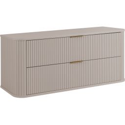 Rodan Elegance szafka z blatem 120,4x41,5x51,7 cm podumywalkowa wisząca beżowa