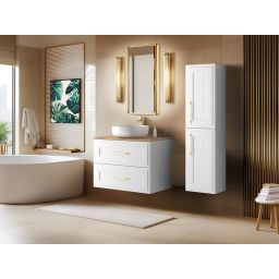 Rodan Classic szafka 80x46x57 cm podumywalkowa wisząca biała