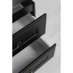 Rodan Classic szafka 80x46x57 cm podumywalkowa wisząca czarna