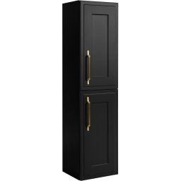 Rodan Classic szafka 35x27x136 cm boczna wisząca czarna