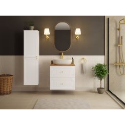 Rodan Gusto szafka 60x46x57 cm podumywalkowa wisząca biała