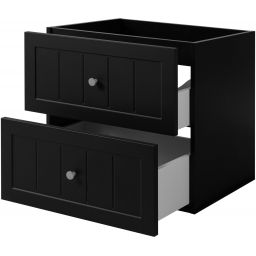 Rodan Gusto szafka 60x46x57 cm podumywalkowa wisząca czarna