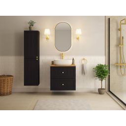 Rodan Gusto szafka 60x46x57 cm podumywalkowa wisząca czarna