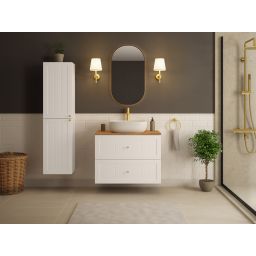 Rodan Gusto szafka 80x46x57 cm podumywalkowa wisząca biała