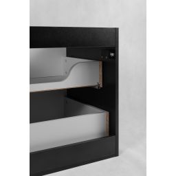 Rodan Gusto szafka 80x46x57 cm podumywalkowa wisząca czarna