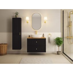 Rodan Gusto szafka 80x46x57 cm podumywalkowa wisząca czarna