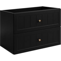 Rodan Gusto szafka 80x46x57 cm podumywalkowa wisząca czarna