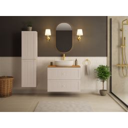 Rodan Gusto szafka 80x46x57 cm podumywalkowa wisząca beżowa