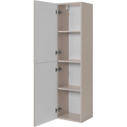 Rodan Gusto szafka 35x27x136 cm boczna wisząca beżowa