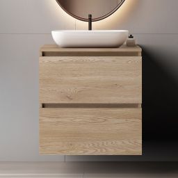 Rodan Simple szafka 60x46x60,7 cm podumywalkowa wisząca dąb