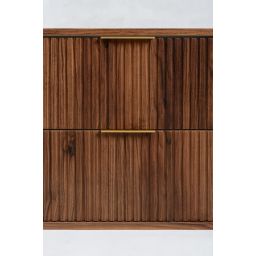 Rodan Elegance szafka z blatem 60,4x41,5x51,7 cm podumywalkowa wisząca dąb orzech