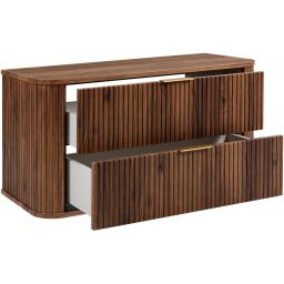 Rodan Elegance szafka z blatem 100,4x41,5x51,7 cm podumywalkowa wisząca dąb orzech