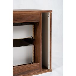 Rodan Elegance szafka z blatem 120,4x41,5x51,7 cm podumywalkowa wisząca dąb orzech