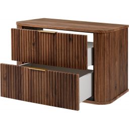 Rodan Elegance szafka z blatem 80,4x41,5x51,7 cm podumywalkowa wisząca dąb orzech