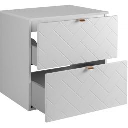 Zestaw Rodan Trend szafka 60 cm podumywalkowa z blatem biały (5906154450812, 5906154451871)