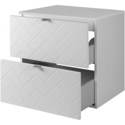 Zestaw Rodan Trend szafka 60 cm podumywalkowa z blatem biały (5906154450812, 5906154451871)