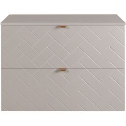 Zestaw Rodan Trend szafka 80 cm podumywalkowa z blatem kaszmir (5906154450911, 5906154451949)