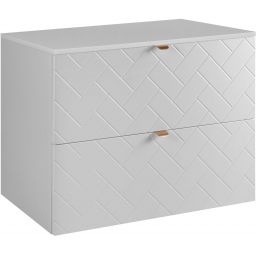 Zestaw Rodan Trend szafka 80 cm podumywalkowa z blatem biały (5906154450829, 5906154451918)